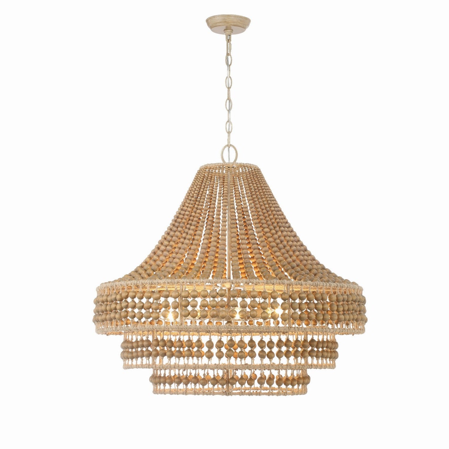 Crystorama - SIL-B6008-BS - Eight Light Chandelier - Silas - Burnished Silver
