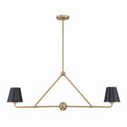 Crystorama - XAV-B9302-VG - Two Light Chandelier - Xavier - Vibrant Gold
