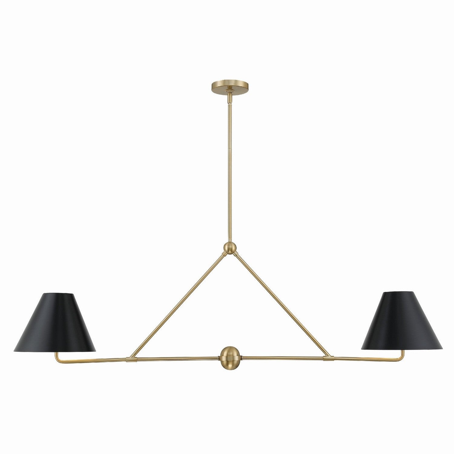 Crystorama - XAV-B9307-VG - Four Light Chandelier - Xavier - Vibrant Gold