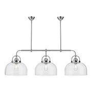 Alora - LP461155CH - Three Light Linear Pendant - Lancaster - Chrome