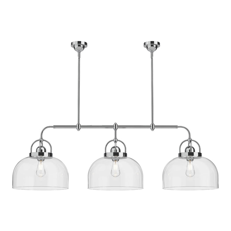 Alora - LP461155CH - Three Light Linear Pendant - Lancaster - Chrome
