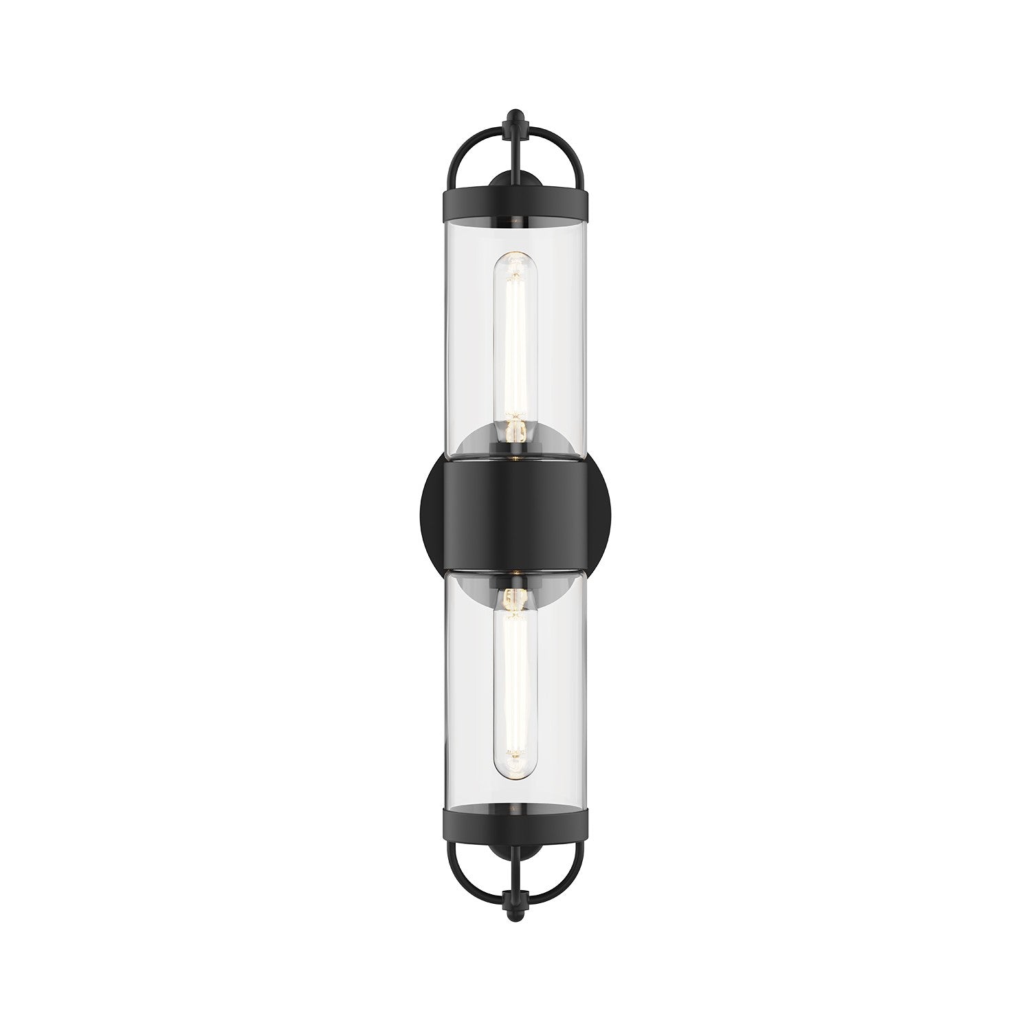 Alora - WV461102MB - Two Light Wall Sconce - Lancaster - Matte Black