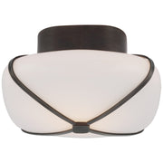 Visual Comfort Signature - CD 4004GM-WG - LED Flush Mount - Fondant - Gun Metal
