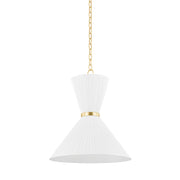 Hudson Valley - 5922-AGB - Two Light Pendant - Enid - Aged Brass