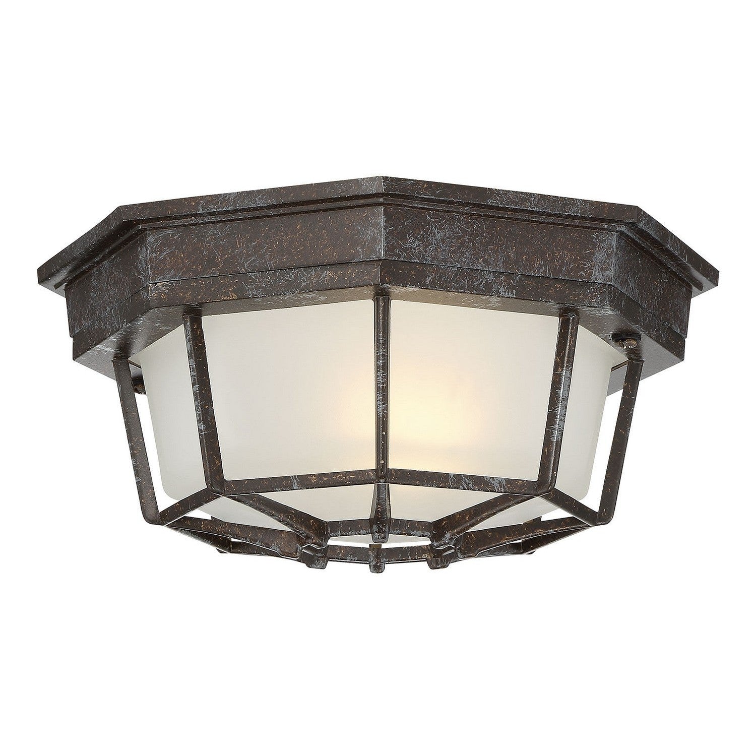 Savoy House - 5-2066-72 - One Light Flush Mount - Exterior Collections - Rustic Bronze