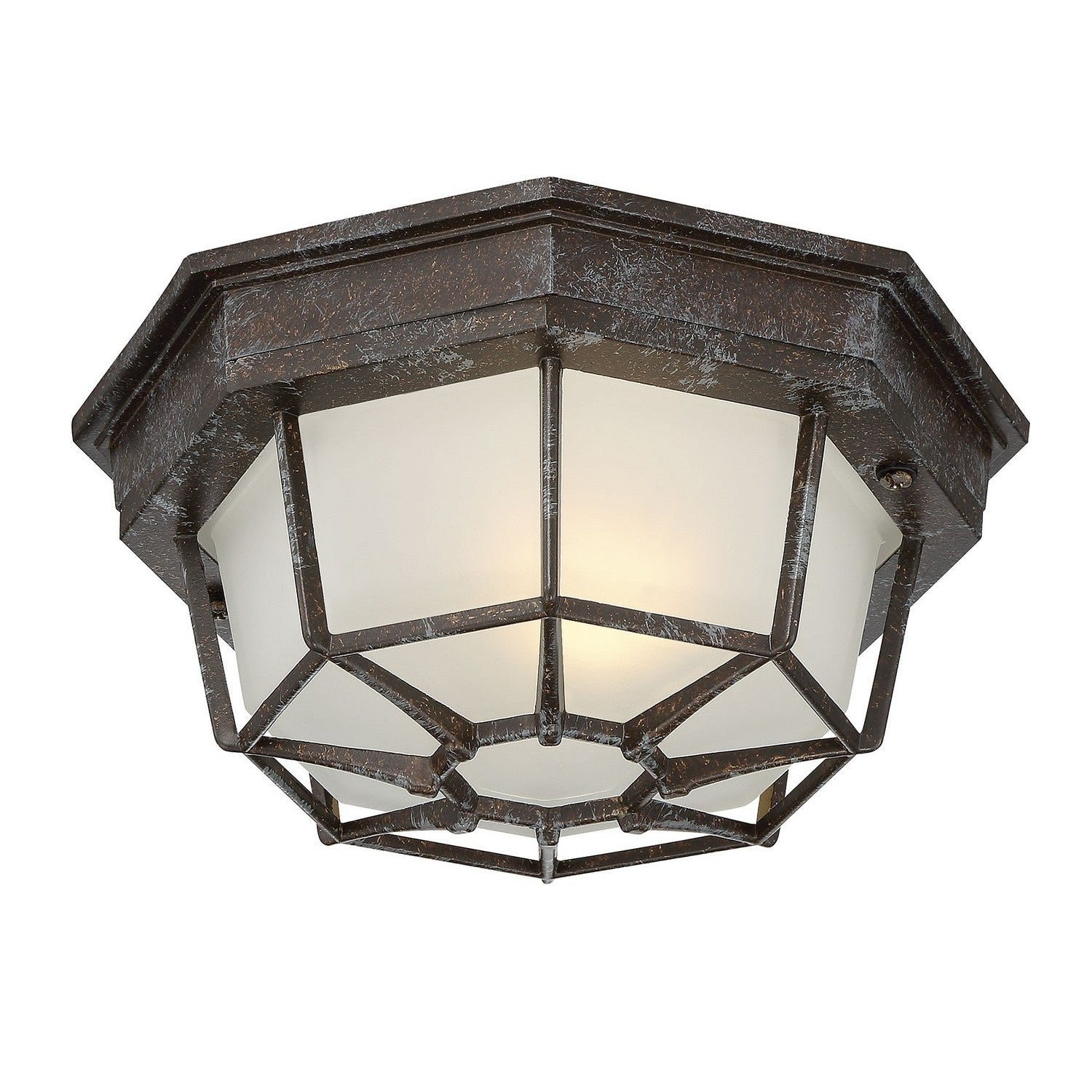 Savoy House - 5-2066-72 - One Light Flush Mount - Exterior Collections - Rustic Bronze