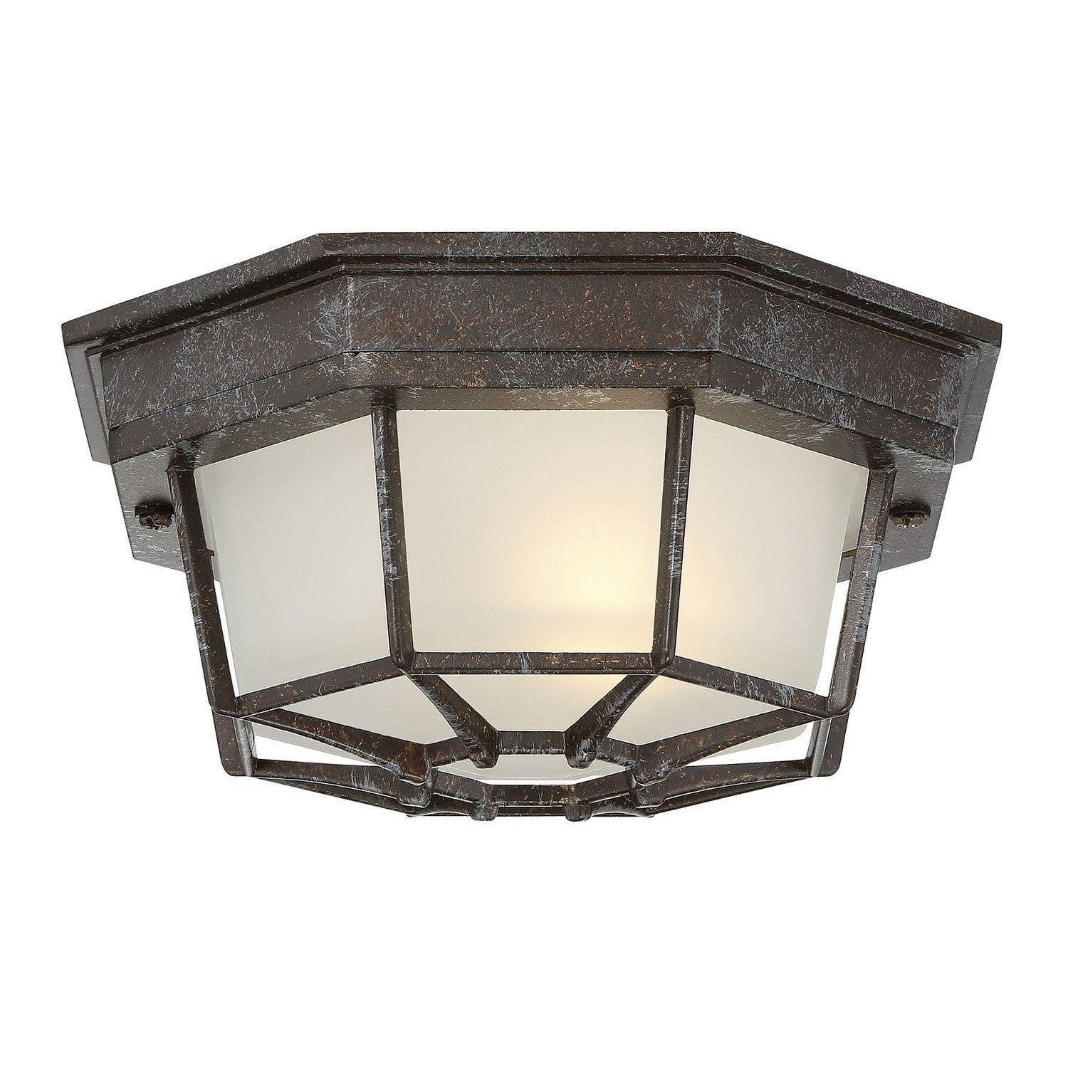 Savoy House - 5-2066-72 - One Light Flush Mount - Exterior Collections - Rustic Bronze