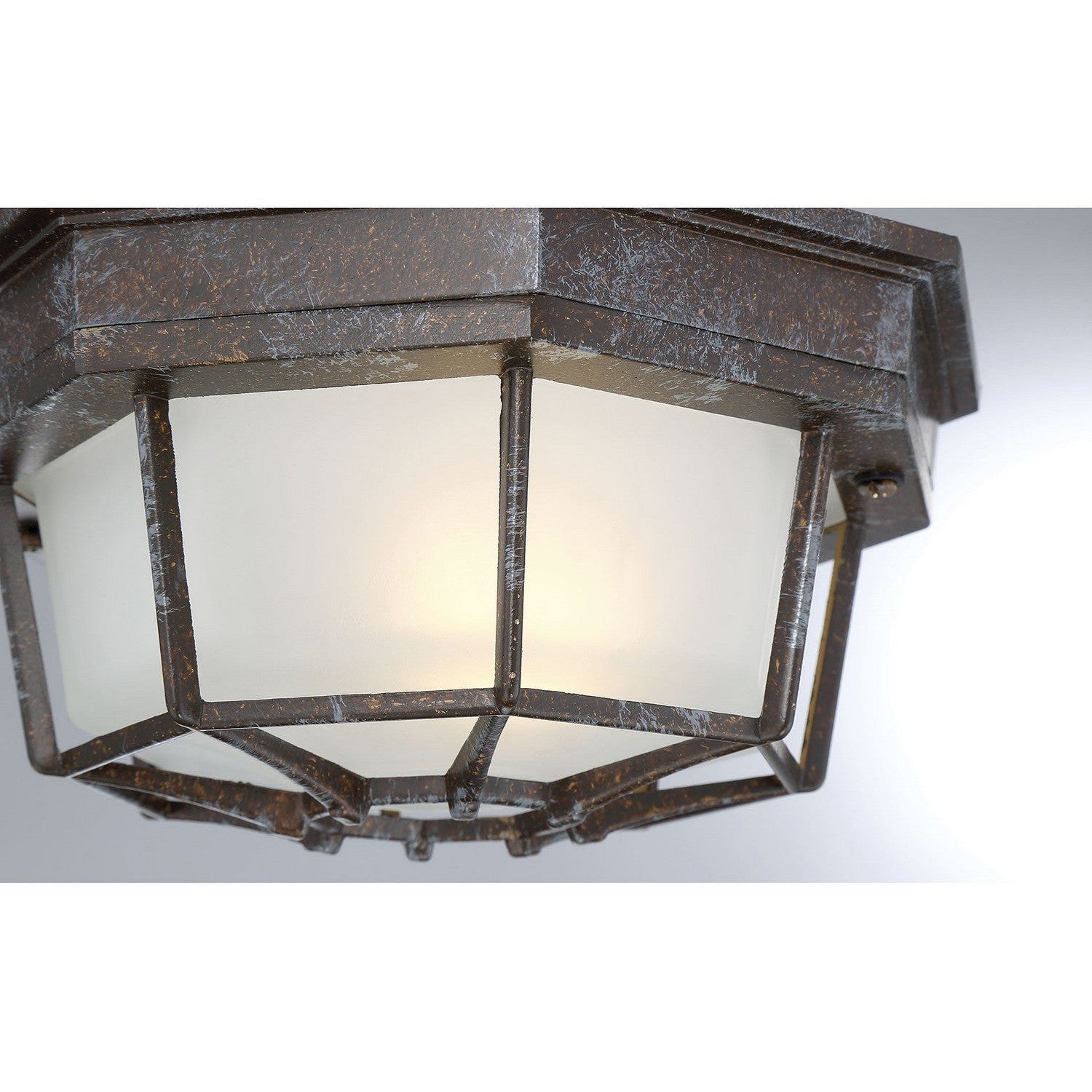 Savoy House - 5-2066-72 - One Light Flush Mount - Exterior Collections - Rustic Bronze