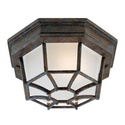 Savoy House - 5-2066-72 - One Light Flush Mount - Exterior Collections - Rustic Bronze