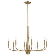Kichler - 52526CPZ - Eight Light Chandelier - Deela - Champagne Bronze