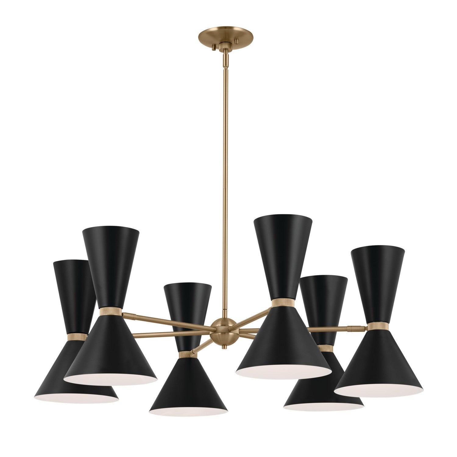 Kichler - 52566CPZBK - 12 Light Chandelier - Phix - Champagne Bronze