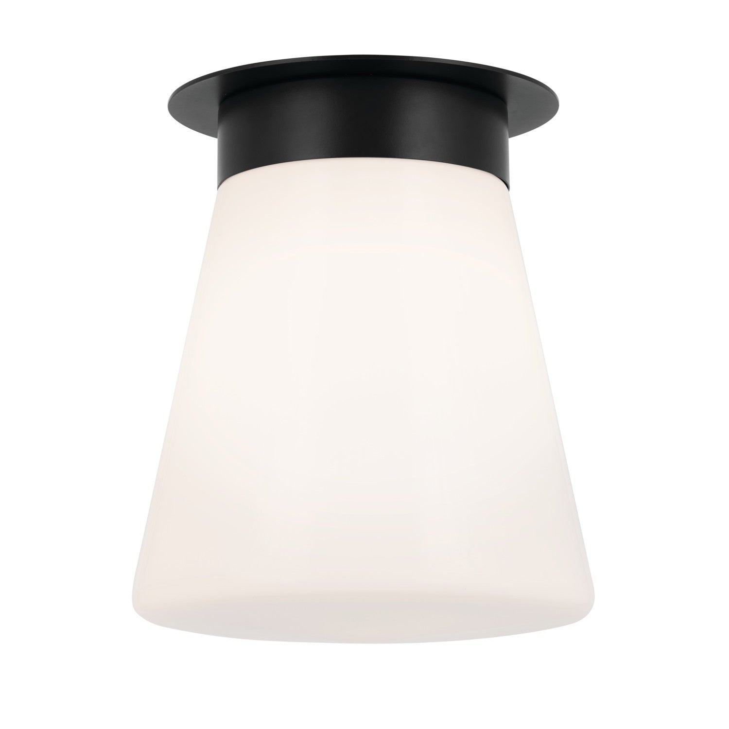 Kichler - 52585BK - One Light Flush Mount - Albers - Black
