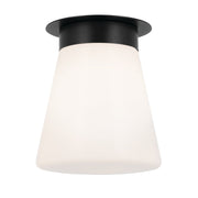 Kichler - 52585BK - One Light Flush Mount - Albers - Black