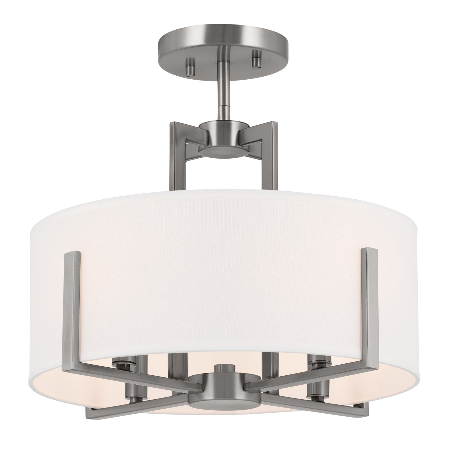 Kichler - 52591CLP - Four Light Pendant/Semi Flush - Malen - Classic Pewter