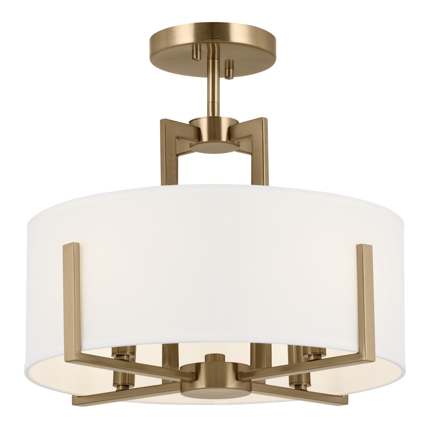 Kichler - 52591CPZ - Four Light Pendant/Semi Flush - Malen - Champagne Bronze