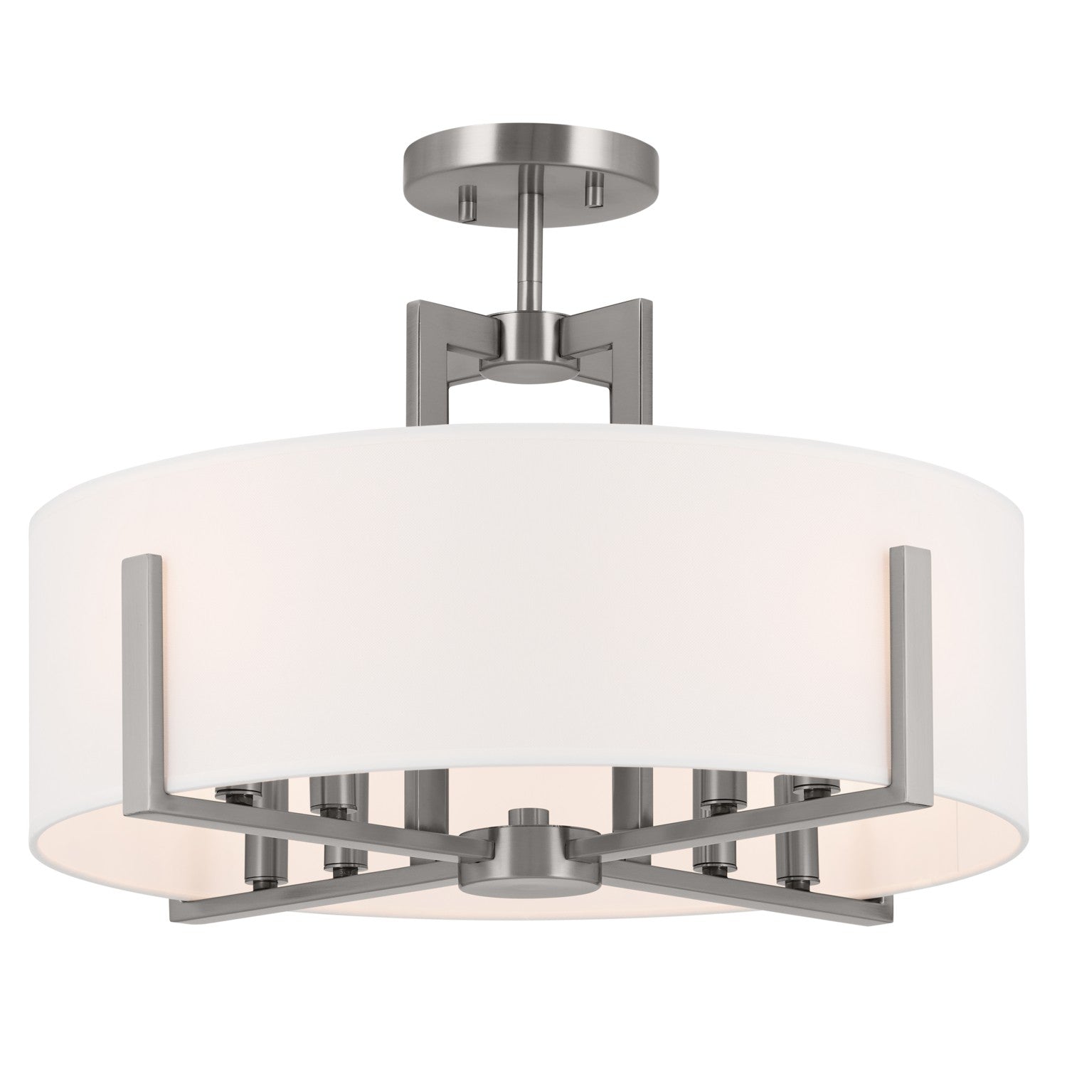 Kichler - 52592CLP - Eight Light Pendant/Semi Flush - Malen - Classic Pewter