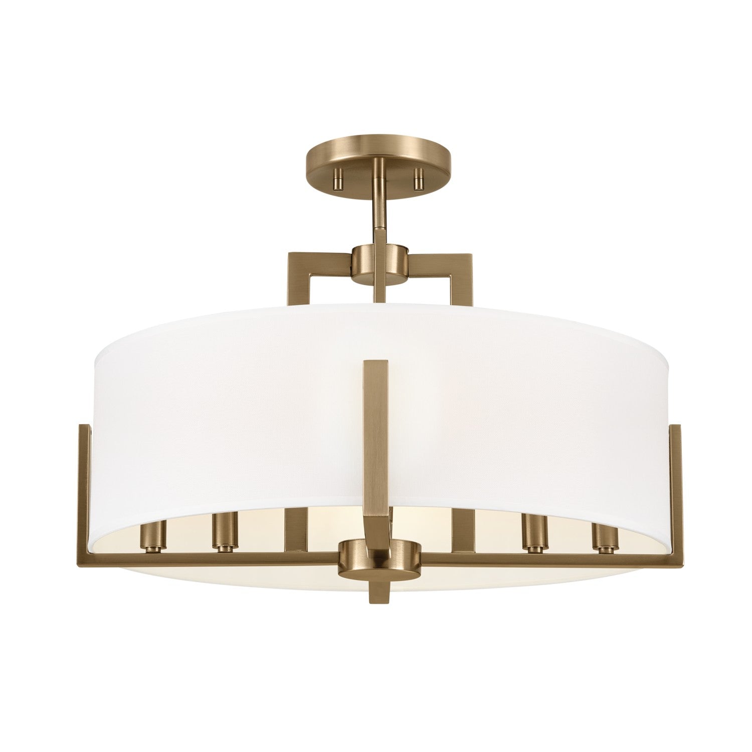 Kichler - 52592CPZ - Eight Light Pendant/Semi Flush - Malen - Champagne Bronze
