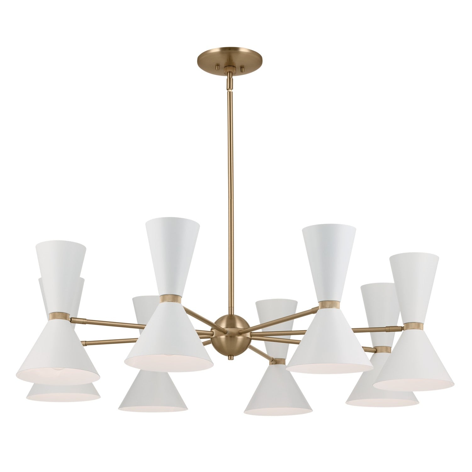 Kichler - 52567CPZWH - 16 Light Chandelier - Phix - Champagne Bronze