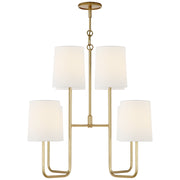Visual Comfort Signature - BBL 5081G-L - Eight Light Chandelier - Go Lightly - Gild