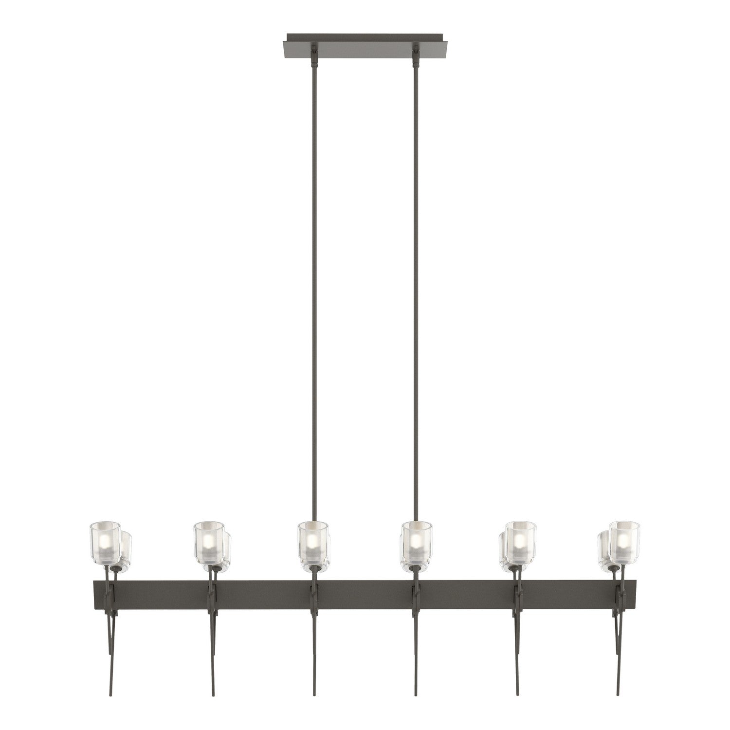 Hubbardton Forge - 131525-SKT-MULT-07-YC0369 - LED Pendant - Echo - Dark Smoke