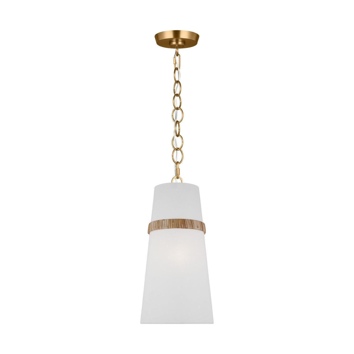 Visual Comfort Studio - AP1161RTN - One Light Pendant - Cordtlandt - rattan
