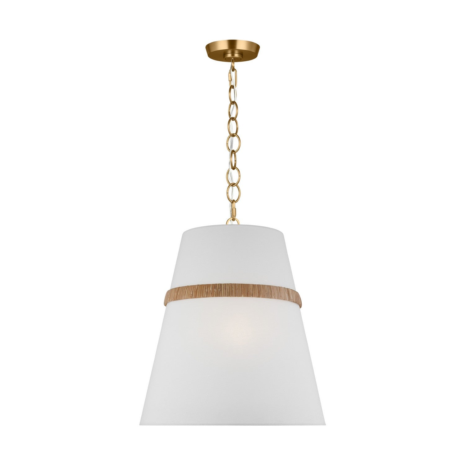 Visual Comfort Studio - AP1173RTN - Three Light Pendant - Cordtlandt - rattan