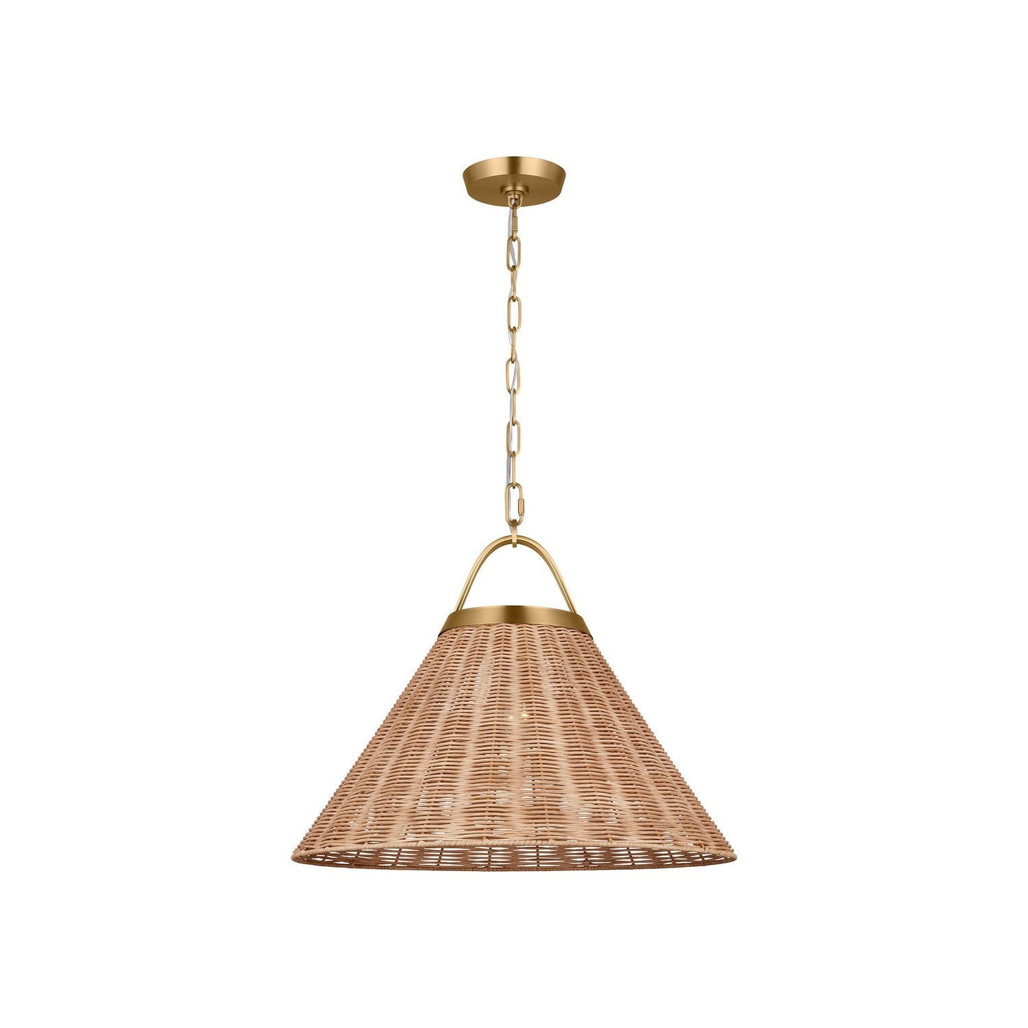 Visual Comfort Studio - CP1431BBS - One Light Pendant - Whitby - Burnished Brass