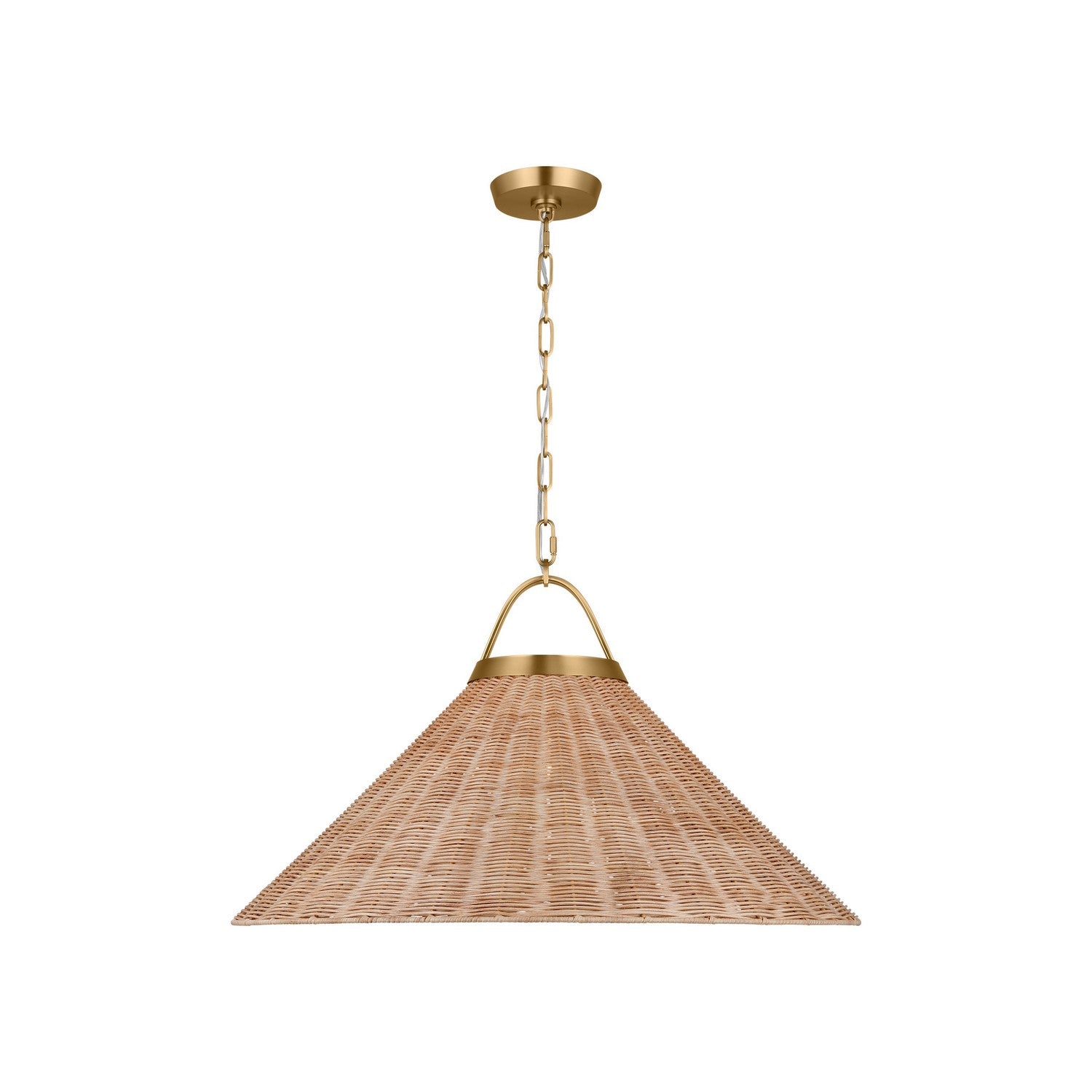 Visual Comfort Studio - CP1431BBS - One Light Pendant - Whitby - Burnished Brass