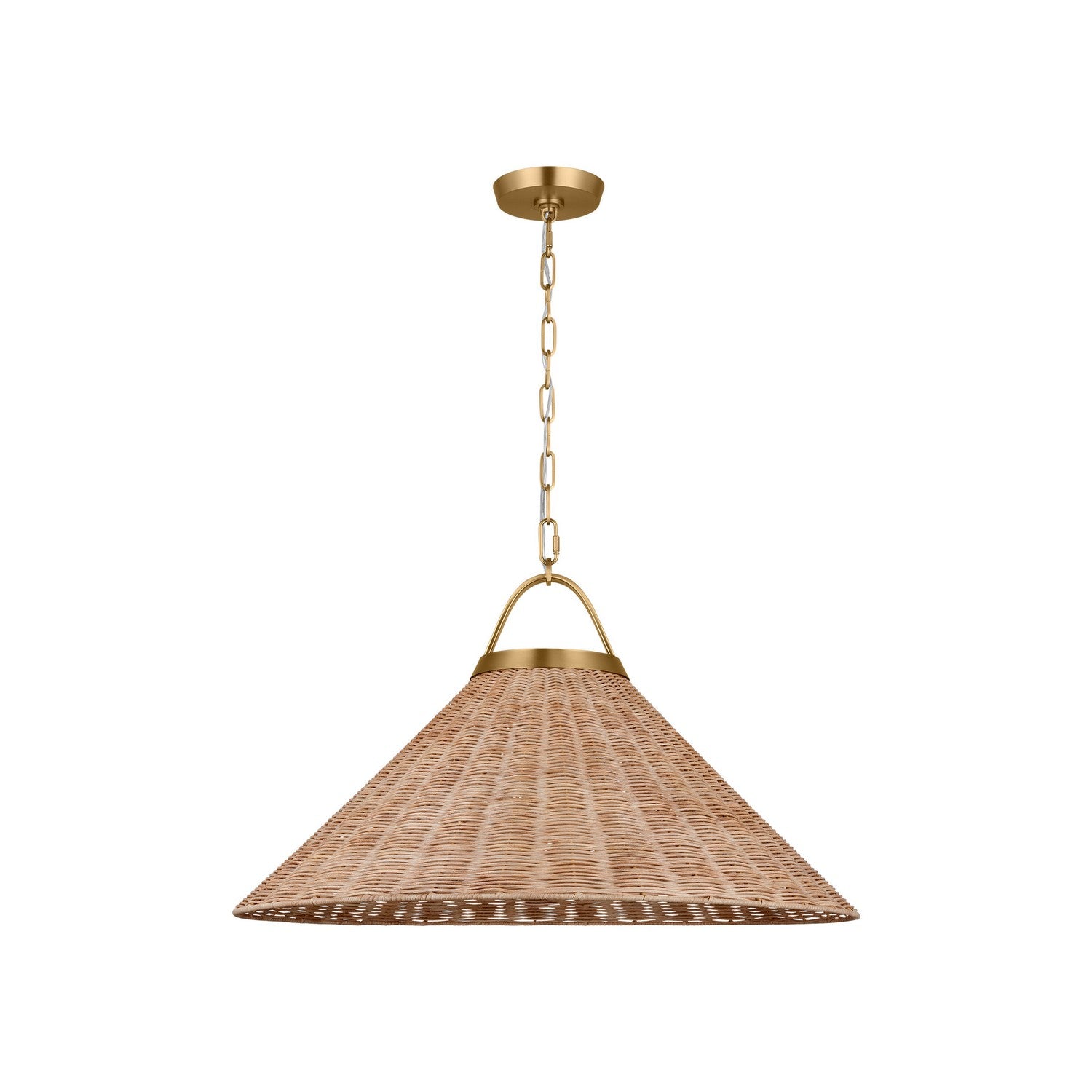 Visual Comfort Studio - CP1441BBS - One Light Pendant - Whitby - Burnished Brass