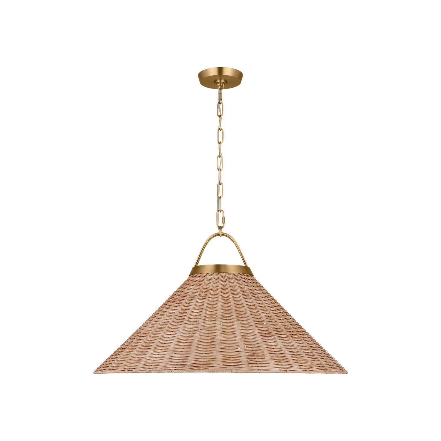 Visual Comfort Studio - CP1441BBS - One Light Pendant - Whitby - Burnished Brass