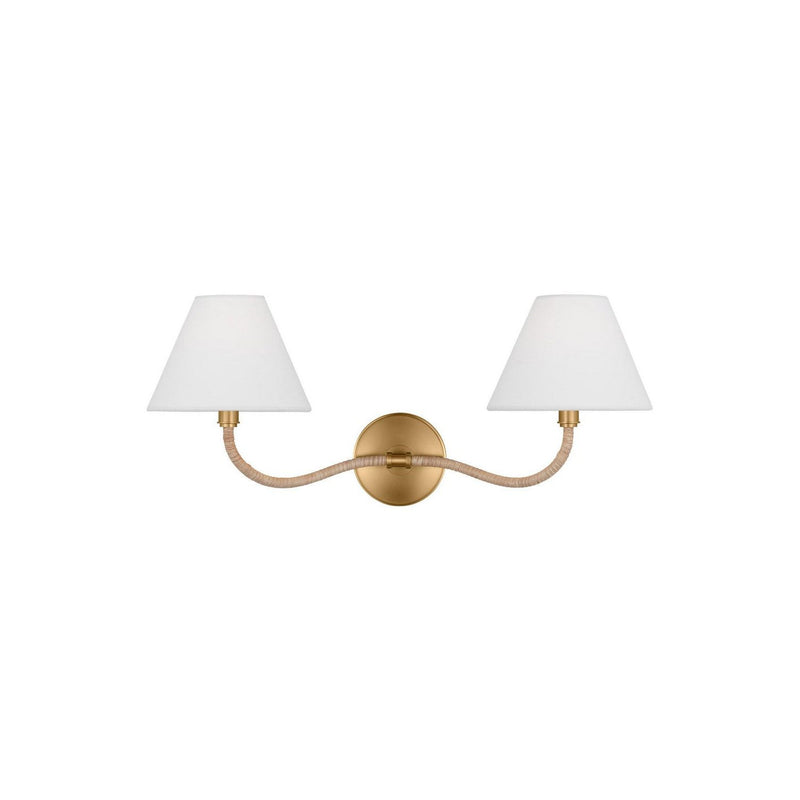 Visual Comfort Studio - CW1302BBS - Two Light Wall Sconce - Laguna - Burnished Brass