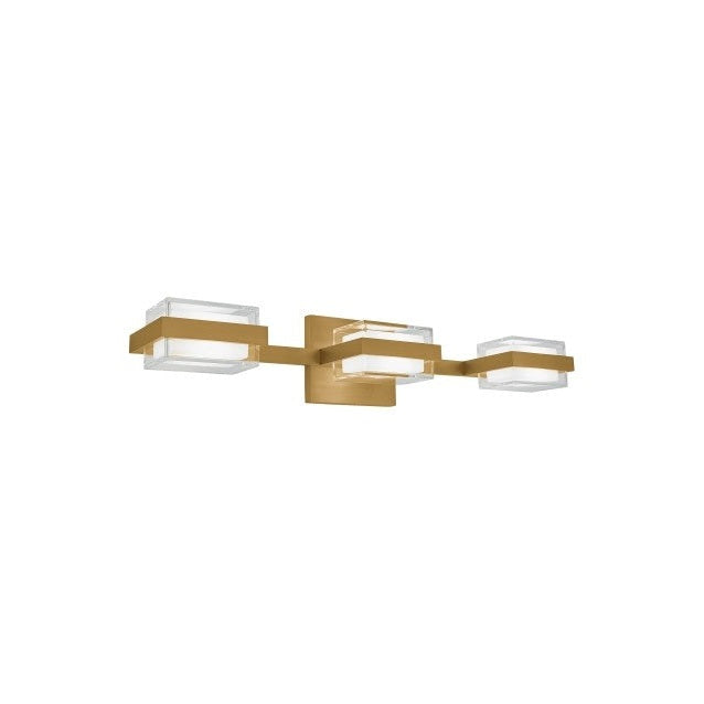 Visual Comfort Modern - 700BCKMD3HNB-LED930-277 - LED Bath Vanity - Kamden - Natural Brass