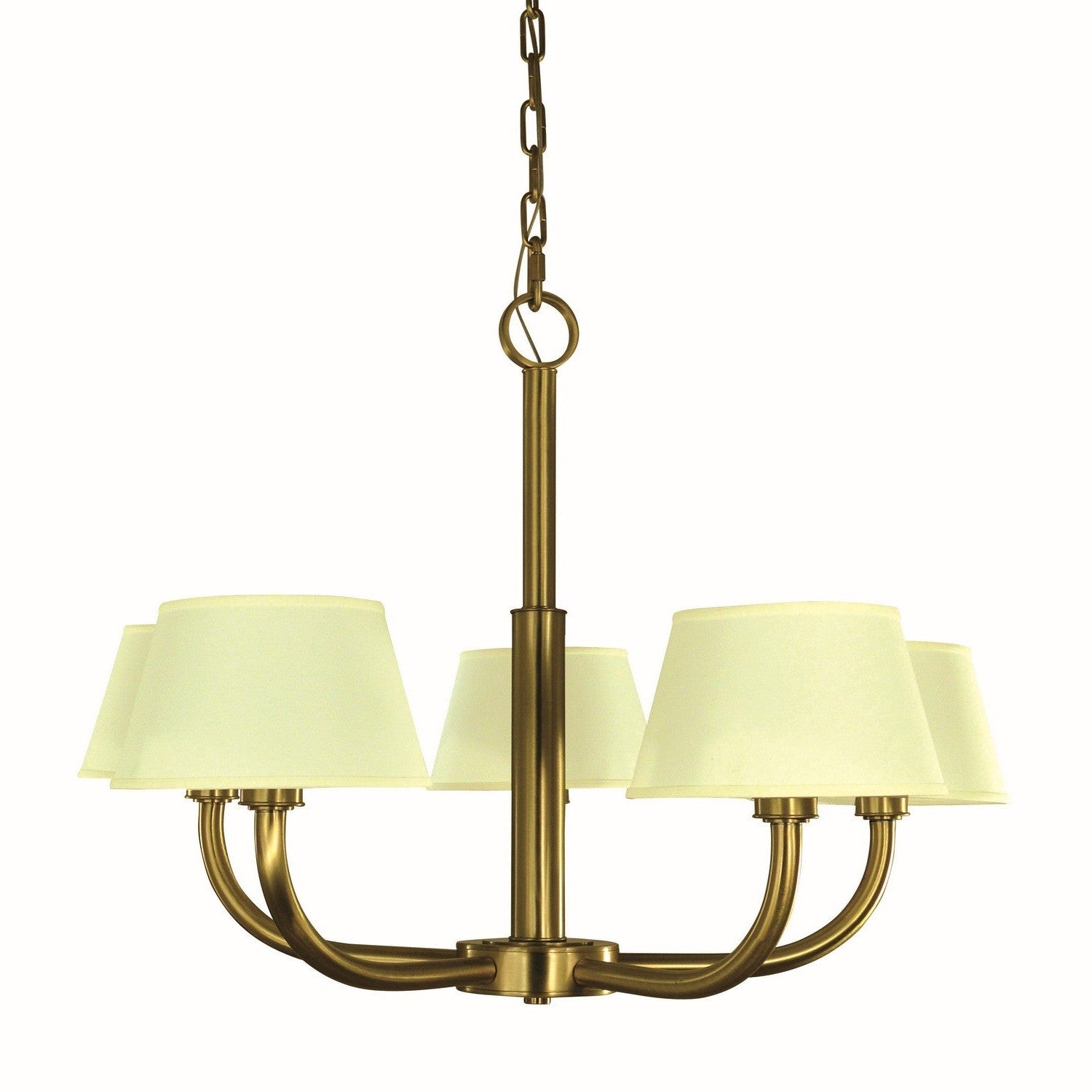 Framburg - 5750 BR - Five Light Chandelier - Emma - Brushed Brass