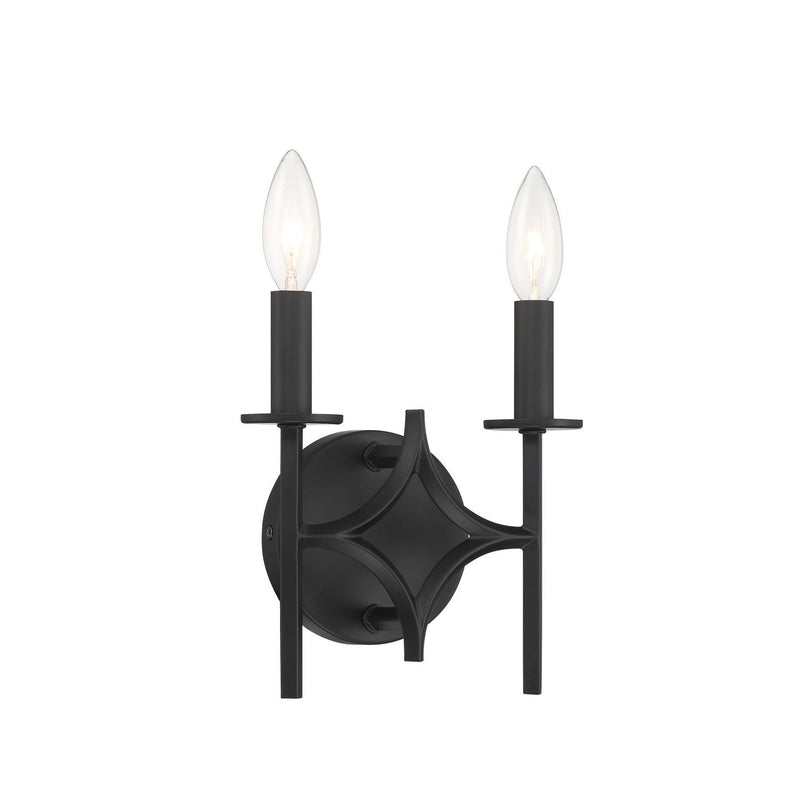 Minka-Lavery - 5032-66A - Two Light Wall Sconce - Muncie - Coal