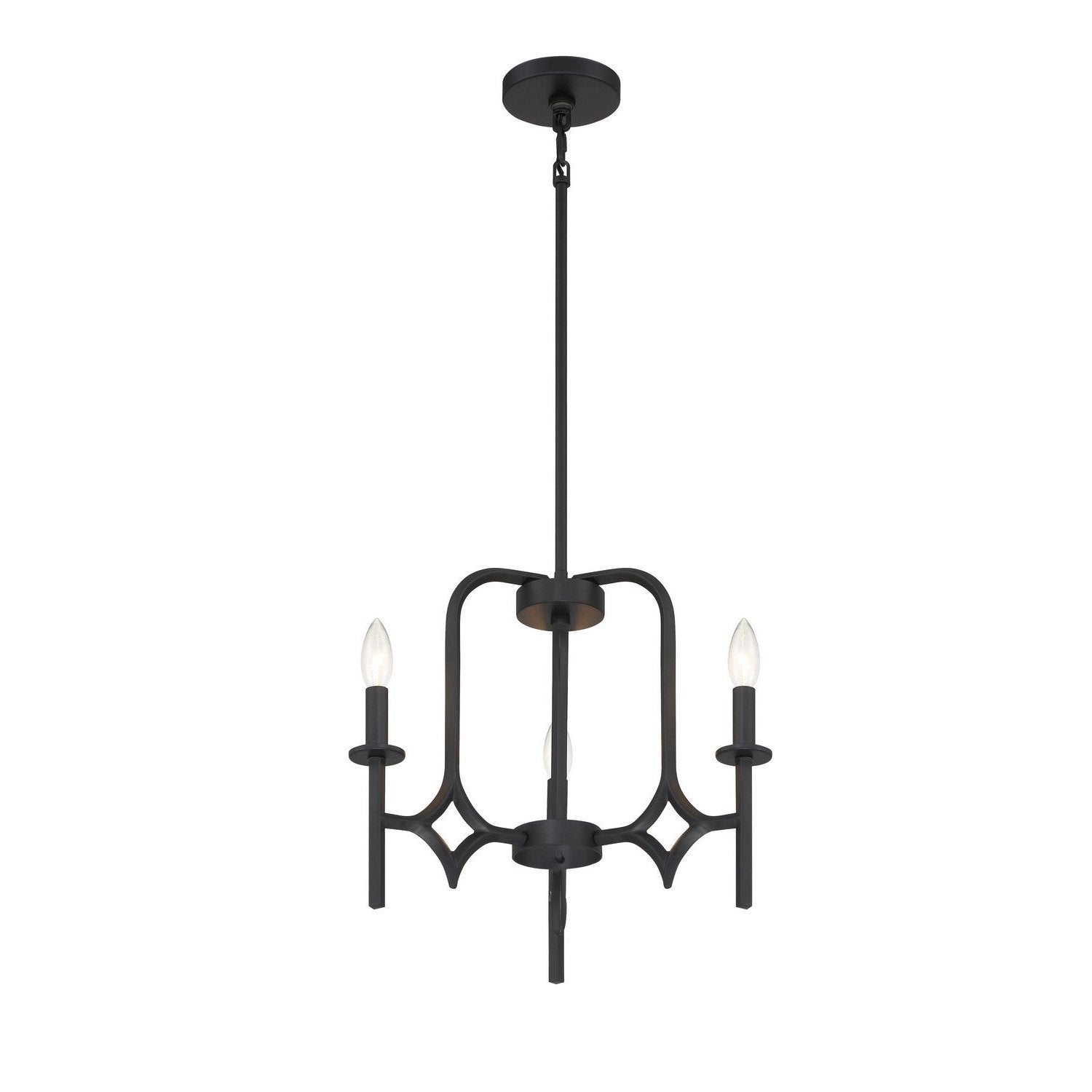 Minka-Lavery - 5036-66A - Three Light Chandelier - Muncie - Coal