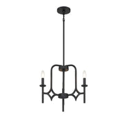 Minka-Lavery - 5036-66A - Three Light Chandelier - Muncie - Coal