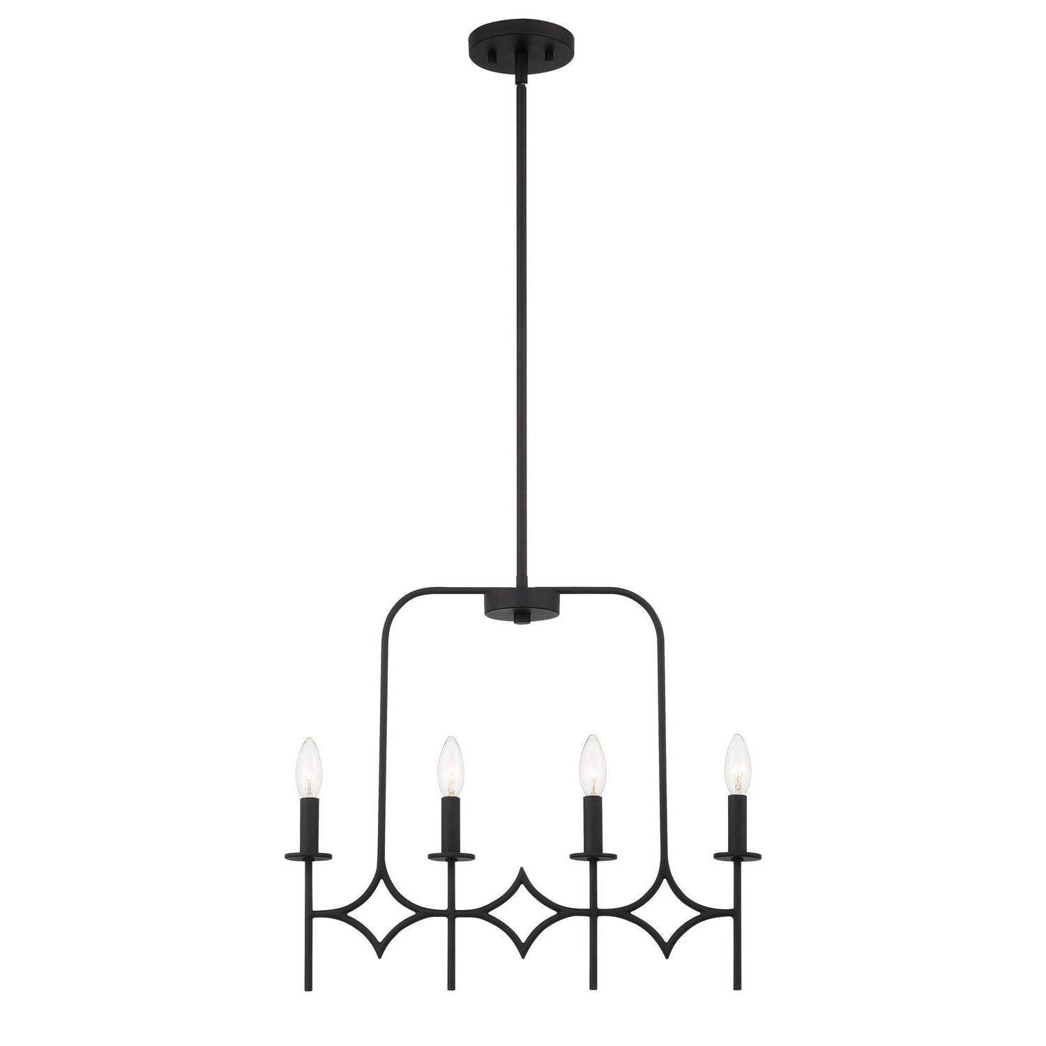 Minka-Lavery - 5037-66A - Four Light Island Pendant - Muncie - Coal