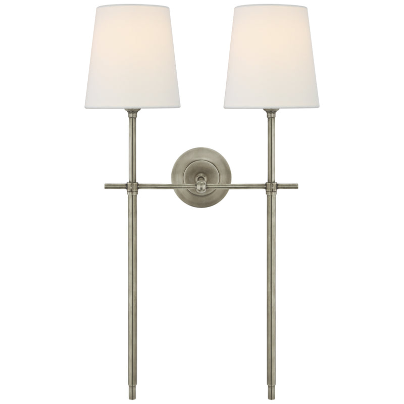 Visual Comfort Signature - TOB 2025AN-L - Two Light Wall Sconce - Bryant - Antique Nickel
