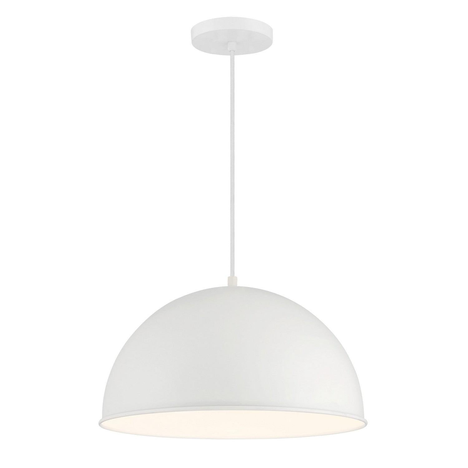 Minka-Lavery - 6203-44 - One Light Hanging Lantern - Vantage Pendants - White