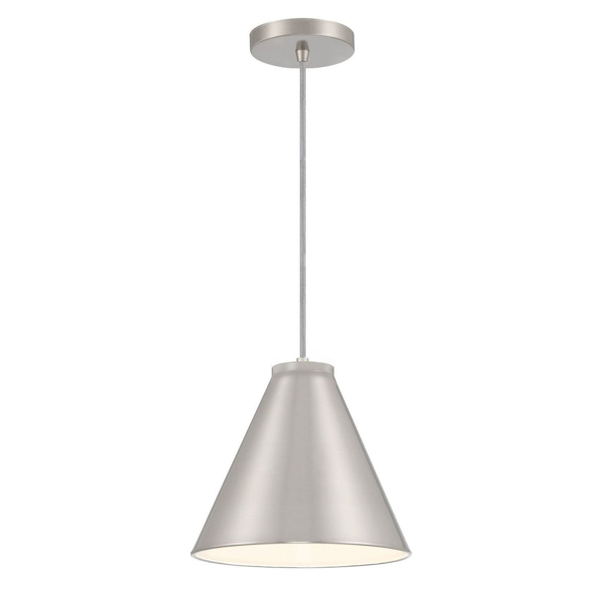 Minka-Lavery - 6201-84 - One Light Hanging Lantern - Vantage Pendants - Brushed Nickel