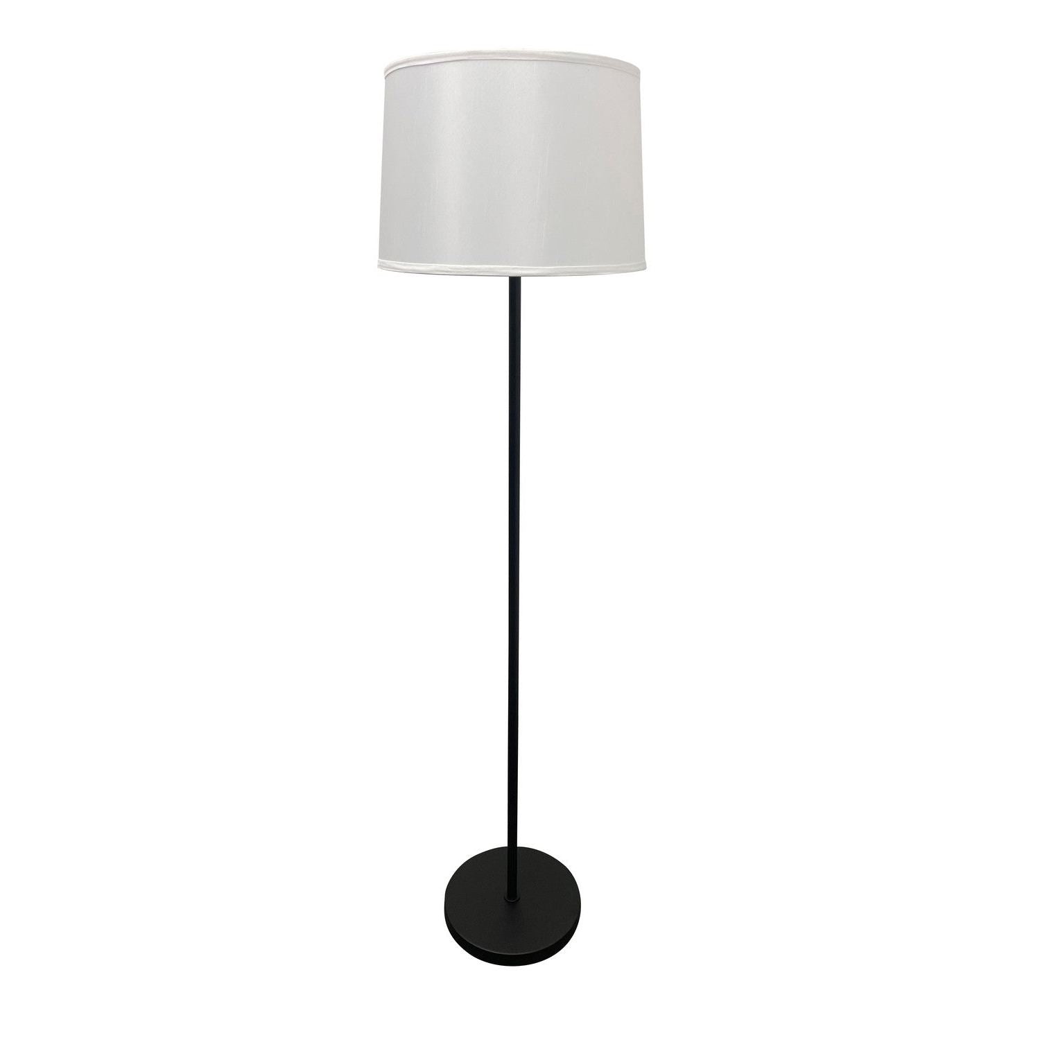 House of Troy - S500-BLKSN - One Light Floor Lamp - Sawyer - Black/Satin Nickel