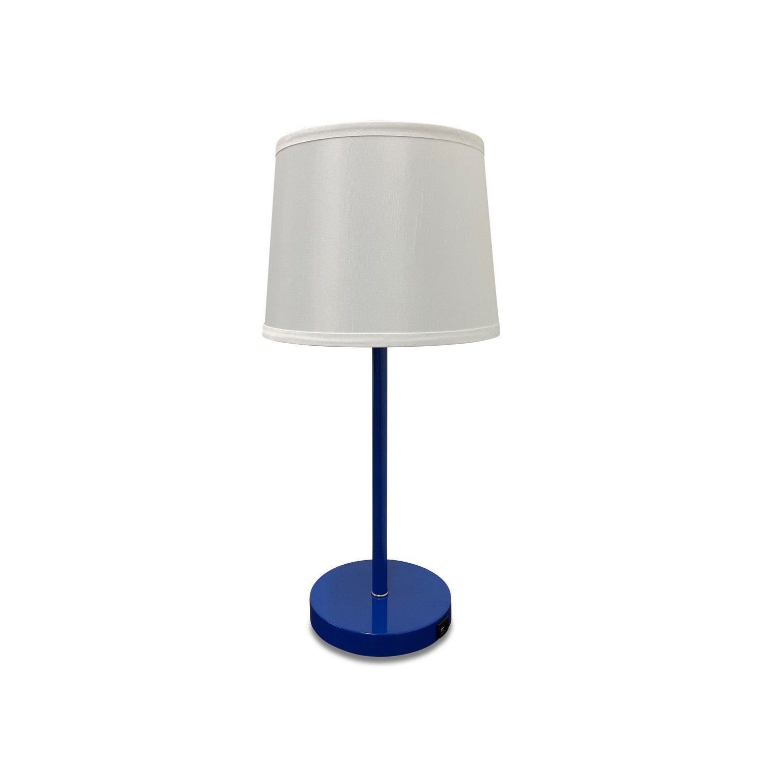 House of Troy - S550-COSN - One Light Table Lamp - Sawyer - Colbalt/Satin Nickel