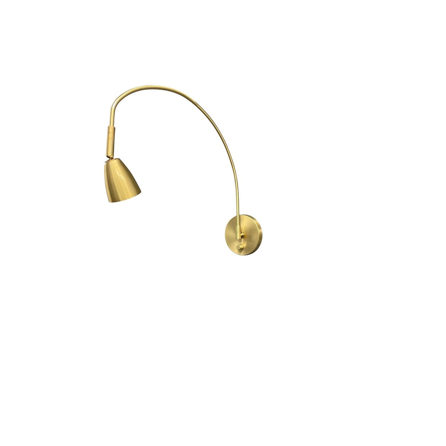 House of Troy - DAALEDL-NTB - LED Library Light - Arch - Natural Brass