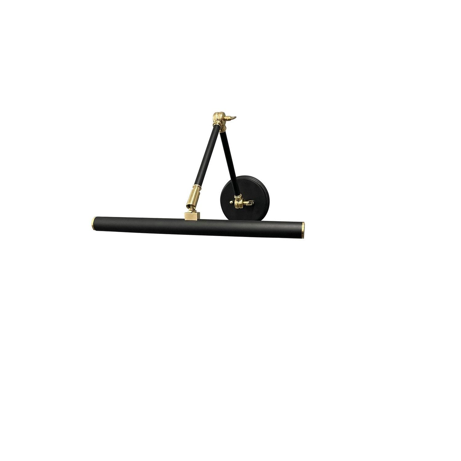 House of Troy - DALEDZ14-BLKPB - LED Picture Light - Amelia - Black/Polished Brass