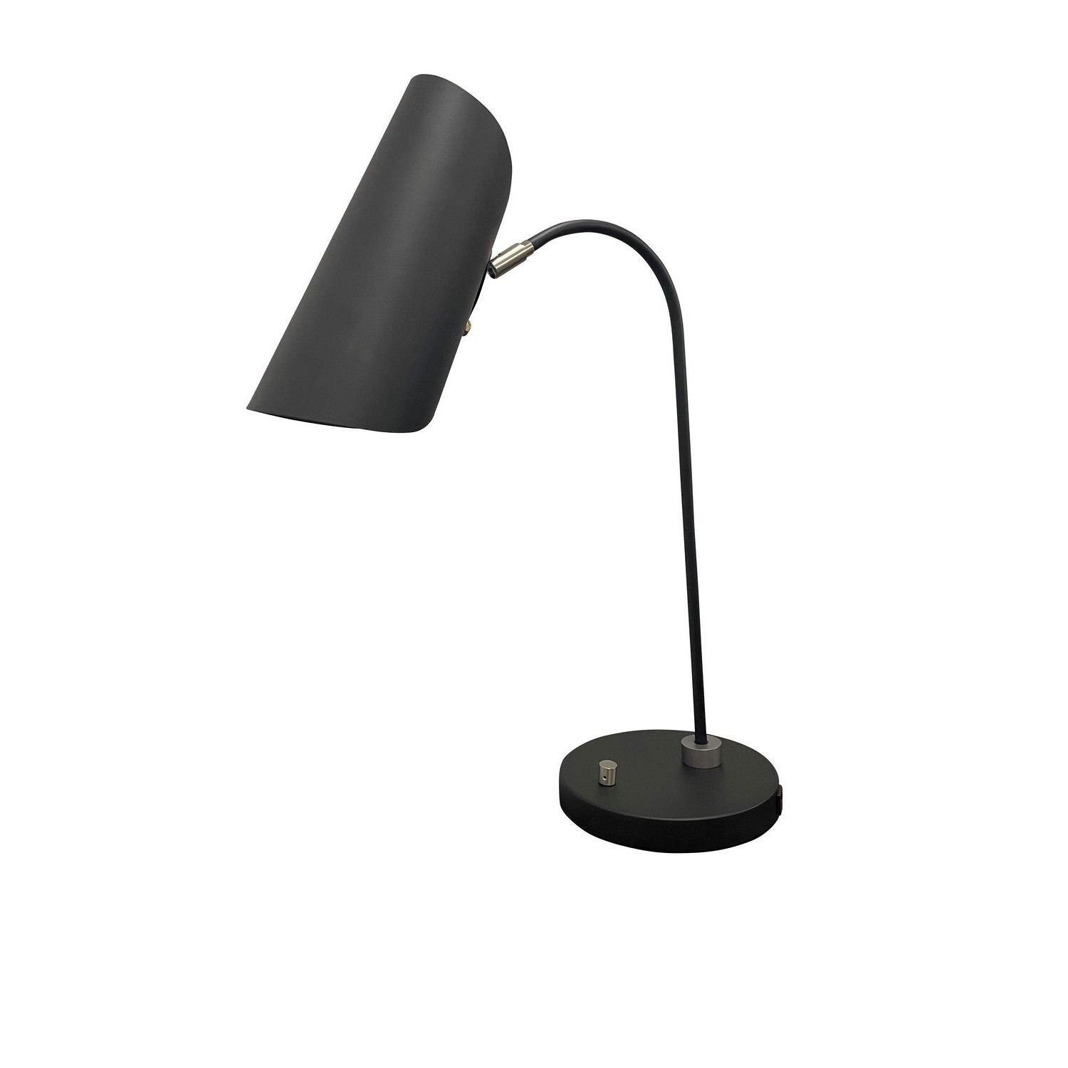 House of Troy - L350-BLKSN - One Light Table Lamp - Logan - Black/Satin Nickel