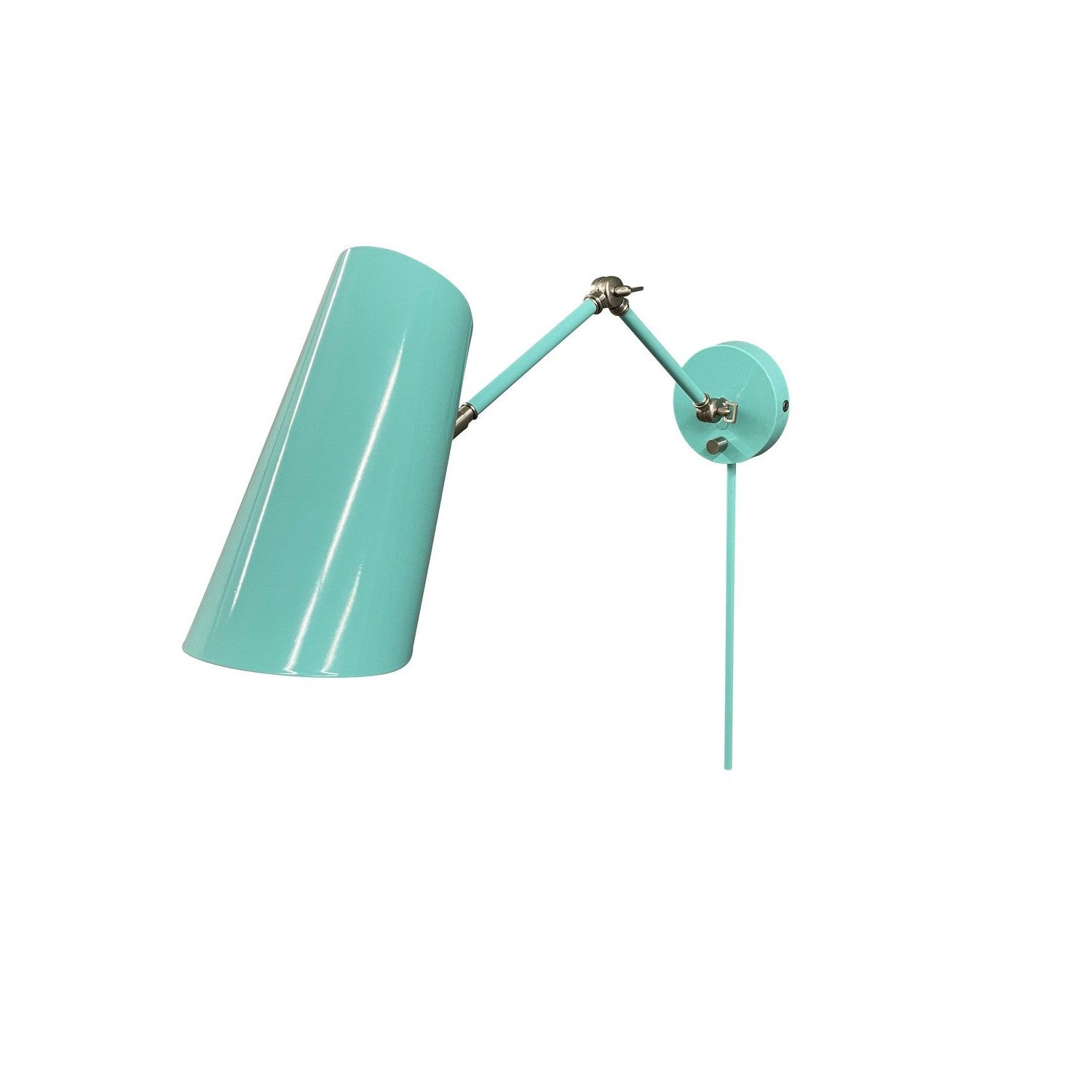 House of Troy - L375-MTSN - LED Wall Swing Lamp - Logan - Mint/Satin Nickel