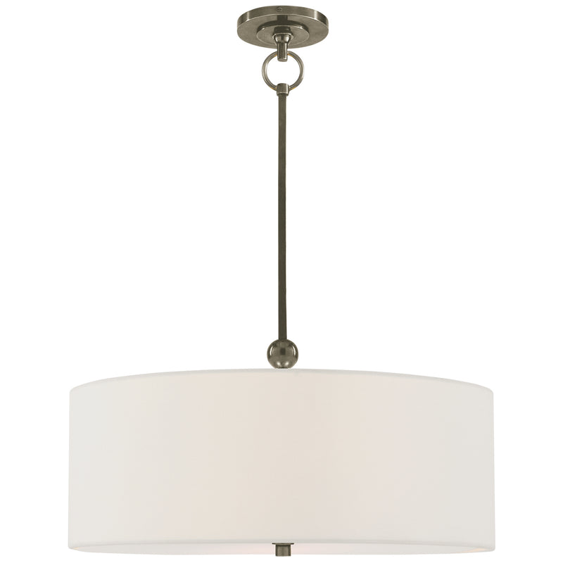 Visual Comfort Signature - TOB 5011AN-L - Two Light Hanging Lantern - Reed - Antique Nickel