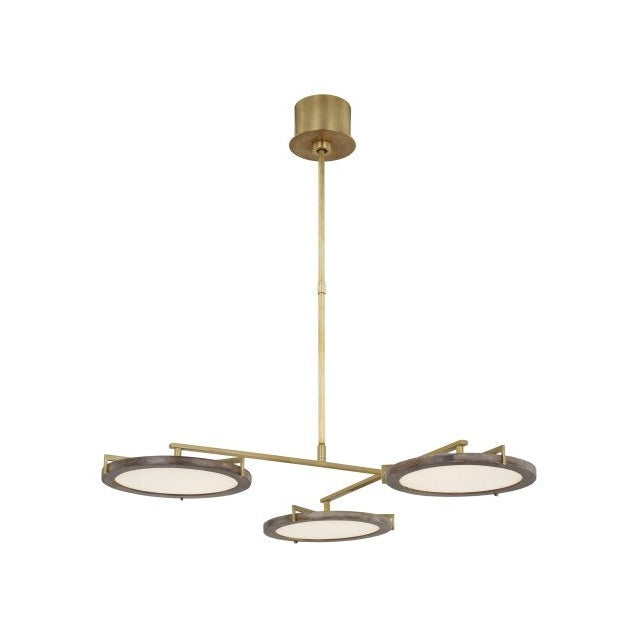 Visual Comfort Modern - CDCH17227WONB - LED Chandelier - Shuffle - Natural Brass