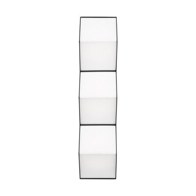 Visual Comfort Modern - CDWS11127WB - LED Wall Sconce - Zig Zag - Nightshade Black