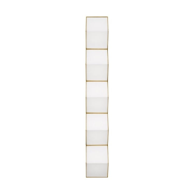Visual Comfort Modern - CDWS11227WNB - LED Wall Sconce - Zig Zag - Natural Brass
